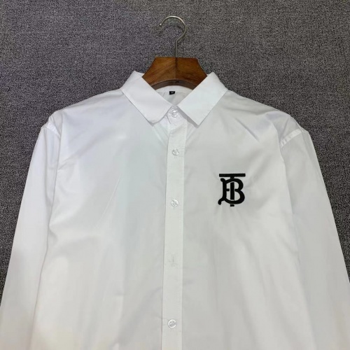 Replica Burberry Shirts Long Sleeved For Men #977780 $45.00 USD for Wholesale