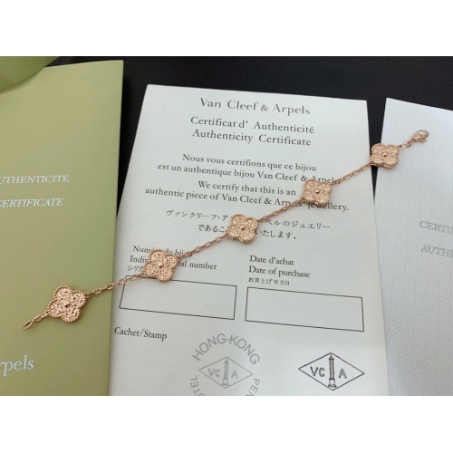 Replica Van Cleef & Arpels Bracelets For Women #977797 $38.00 USD for Wholesale