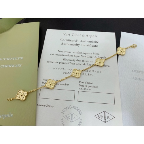 Replica Van Cleef & Arpels Bracelets For Women #977798 $38.00 USD for Wholesale