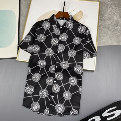 Versace Shirts Short Sleeved For Men #977822 $45.00 USD, Wholesale Replica Versace Shirts