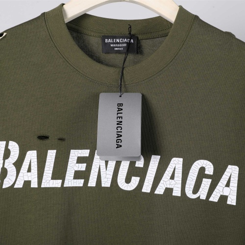 Replica Balenciaga T-Shirts Short Sleeved For Unisex #977871 $42.00 USD for Wholesale