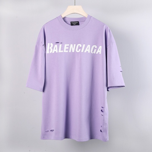 Balenciaga T-Shirts Short Sleeved For Unisex #977872 $42.00 USD, Wholesale Replica Balenciaga T-Shirts