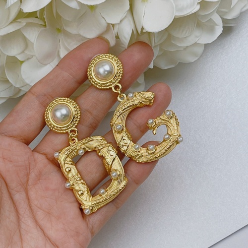 Replica Dolce & Gabbana D&G Earrings For Women #977916 $29.00 USD for Wholesale