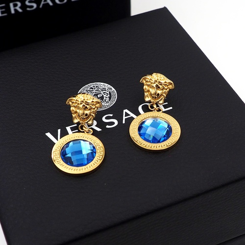 Replica Versace Earrings For Women #977971 $25.00 USD for Wholesale