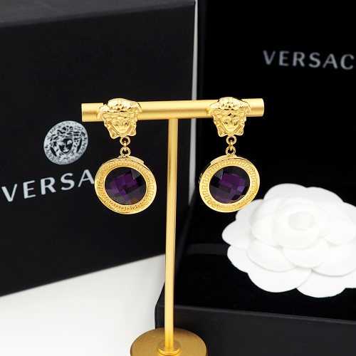 Replica Versace Earrings For Women #977972 $25.00 USD for Wholesale