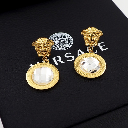 Replica Versace Earrings For Women #977973 $25.00 USD for Wholesale