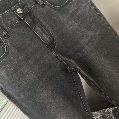 Replica Chrome Hearts Jeans For Men #978122 $76.00 USD for Wholesale