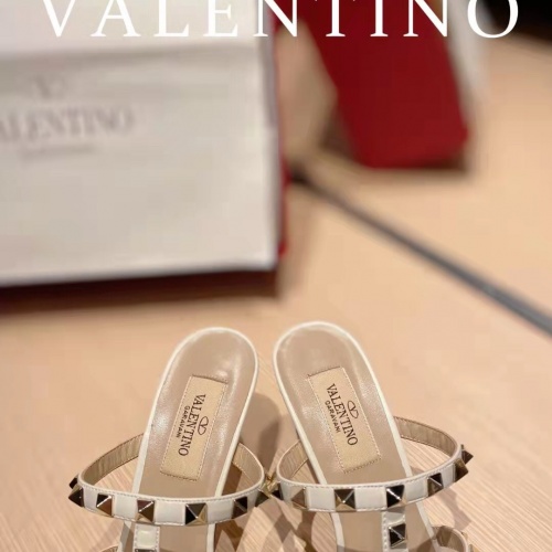 Replica Valentino Slippers For Women #978738 $88.00 USD for Wholesale