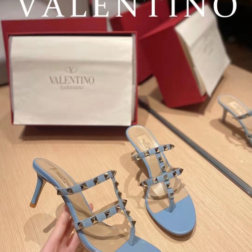 Replica Valentino Slippers For Women #978740 $88.00 USD for Wholesale