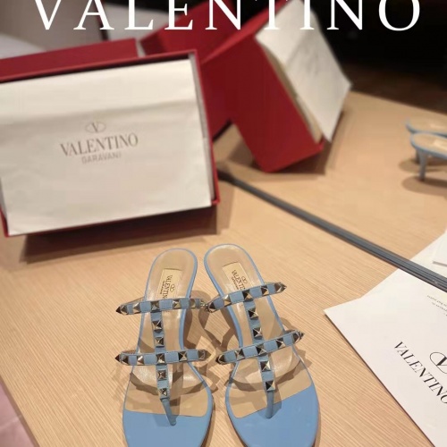 Replica Valentino Slippers For Women #978740 $88.00 USD for Wholesale