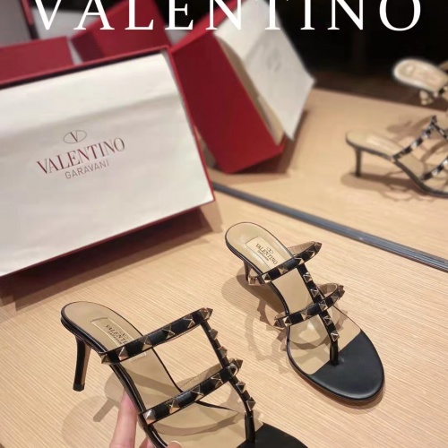 Replica Valentino Slippers For Women #978741 $88.00 USD for Wholesale