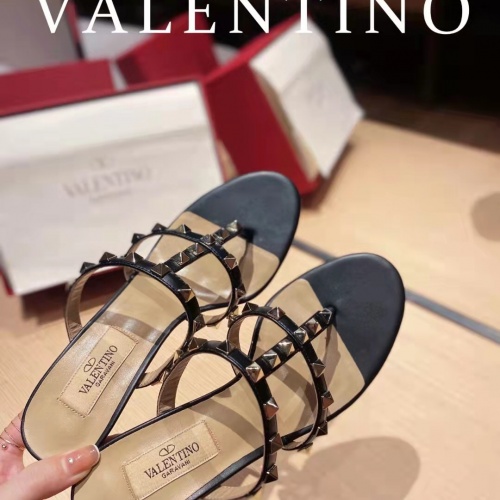 Replica Valentino Slippers For Women #978741 $88.00 USD for Wholesale