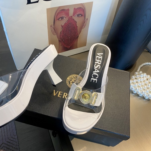 Replica Versace Slippers For Women #978791 $108.00 USD for Wholesale