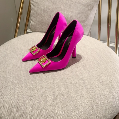 Replica Versace High-Heeled Shoes For Women #978797 $118.00 USD for Wholesale
