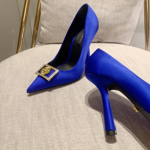 Replica Versace High-Heeled Shoes For Women #978799 $118.00 USD for Wholesale