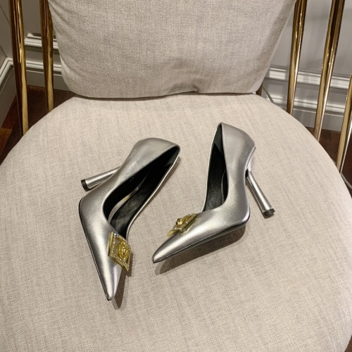 Replica Versace High-Heeled Shoes For Women #978802 $118.00 USD for Wholesale