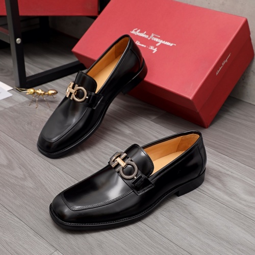Salvatore Ferragamo Leather Shoes For Men #979013 $88.00 USD, Wholesale Replica Salvatore Ferragamo Leather Shoes