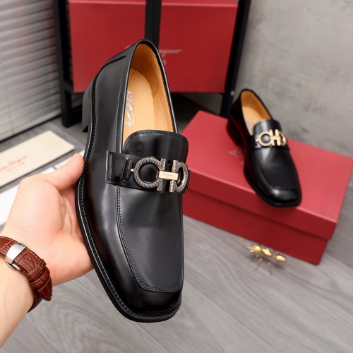 Replica Ferragamo Salvatore FS Leather Shoes For Men #979013 $88.00 USD for Wholesale