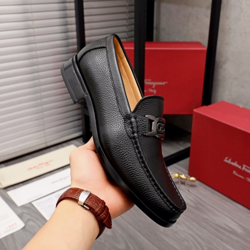 Replica Ferragamo Salvatore FS Leather Shoes For Men #979014 $88.00 USD for Wholesale