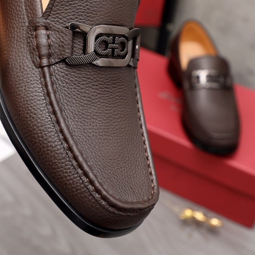 Replica Ferragamo Salvatore FS Leather Shoes For Men #979015 $88.00 USD for Wholesale