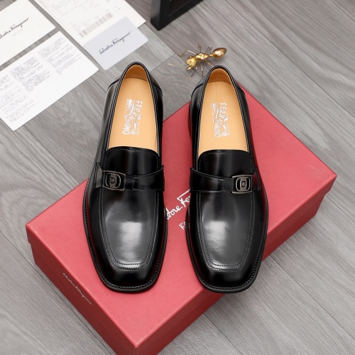 Replica Ferragamo Salvatore FS Leather Shoes For Men #979028 $88.00 USD for Wholesale