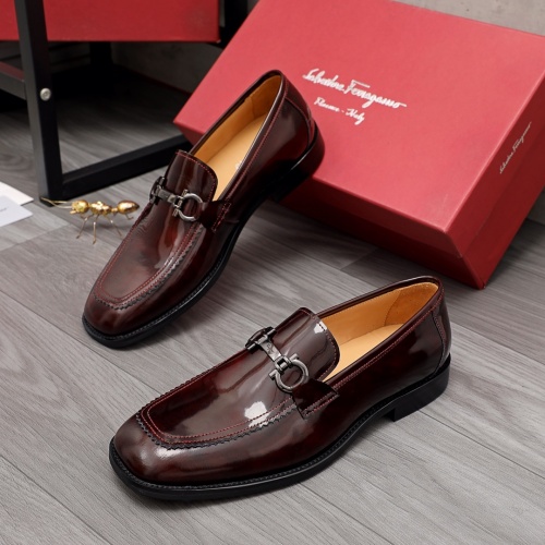 Salvatore Ferragamo Leather Shoes For Men #979030