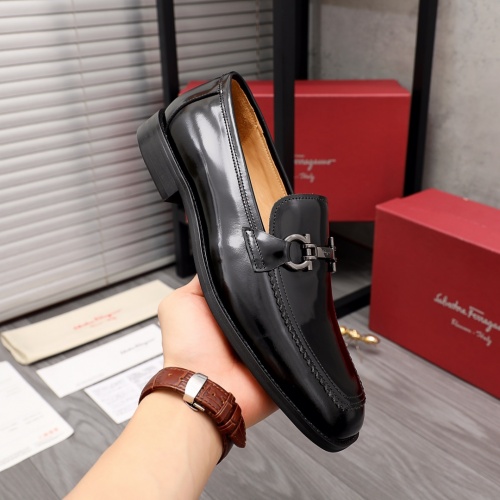 Replica Ferragamo Salvatore FS Leather Shoes For Men #979031 $88.00 USD for Wholesale