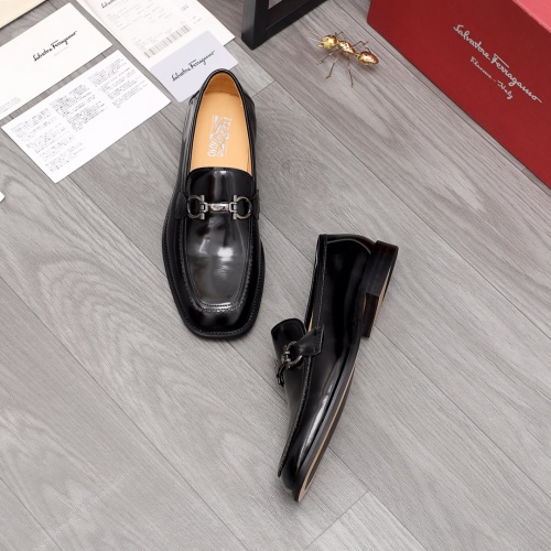 Replica Ferragamo Salvatore FS Leather Shoes For Men #979031 $88.00 USD for Wholesale