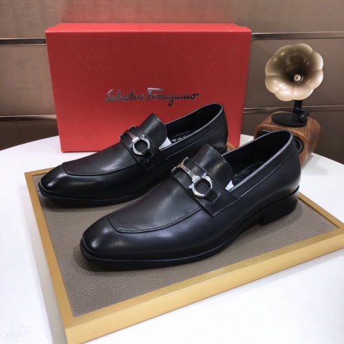 Ferragamo Salvatore FS Leather Shoes For Men #979160