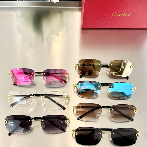 Replica Cartier AAA Quality Sunglassess #979258 $52.00 USD for Wholesale