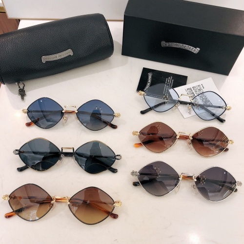 Replica Chrome Hearts AAA Quality Sunglasses #979341 $60.00 USD for Wholesale