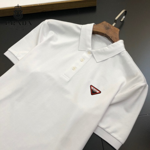 Replica Prada T-Shirts Short Sleeved For Men #979615 $29.00 USD for Wholesale