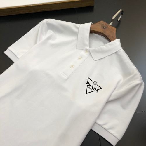Replica Prada T-Shirts Short Sleeved For Men #979619 $29.00 USD for Wholesale
