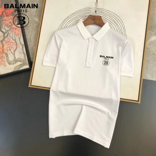 Balmain T-Shirts Short Sleeved For Men #979661 $29.00 USD, Wholesale Replica Balmain T-Shirts