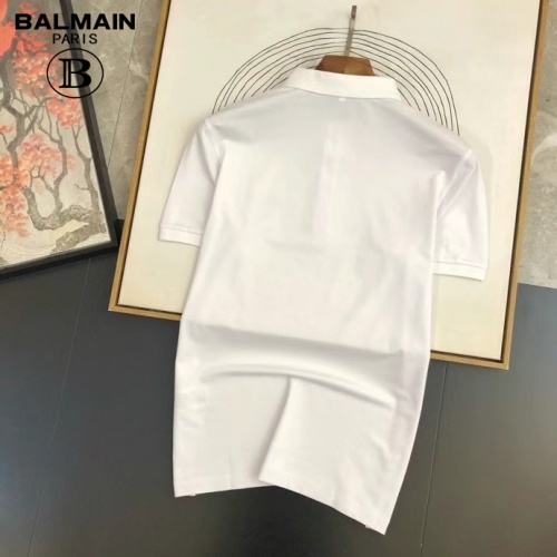 Replica Balmain T-Shirts Short Sleeved For Men #979661 $29.00 USD for Wholesale