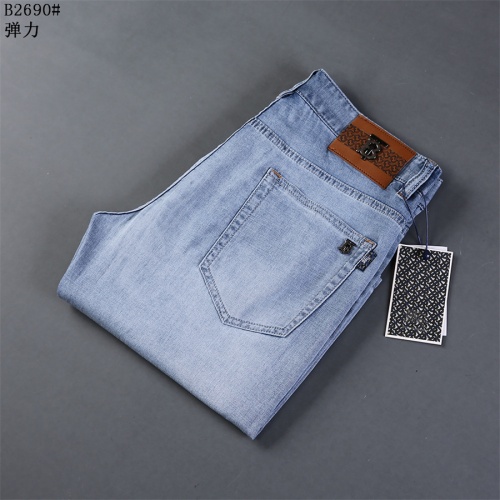 Replica Burberry Jeans For Men #979685 $38.00 USD for Wholesale