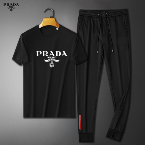 Prada Tracksuits Short Sleeved For Men #979715