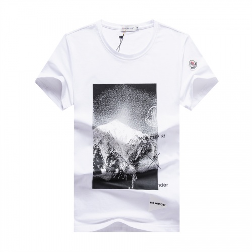 Replica Moncler T-Shirts Short Sleeved For Men #979825 $25.00 USD for Wholesale