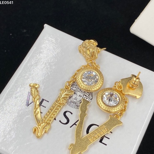 Replica Versace Earrings For Women #979875 $29.00 USD for Wholesale