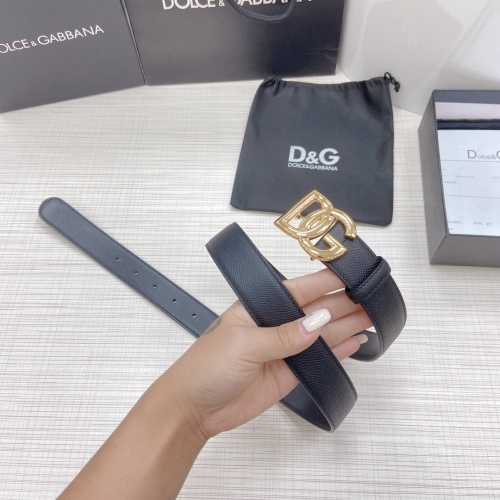 Replica Dolce & Gabbana D&G AAA Quality Belts For Women #979884 $60.00 USD for Wholesale