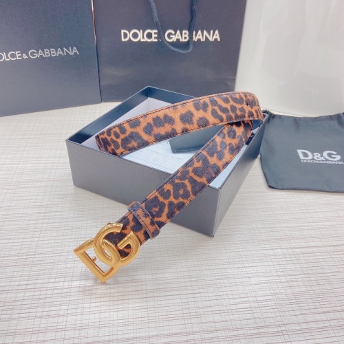Replica Dolce & Gabbana D&G AAA Quality Belts For Women #979889 $60.00 USD for Wholesale