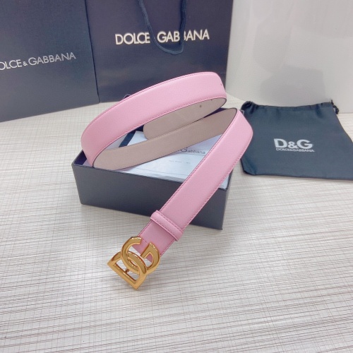 Replica Dolce & Gabbana D&G AAA Quality Belts For Women #979891 $60.00 USD for Wholesale
