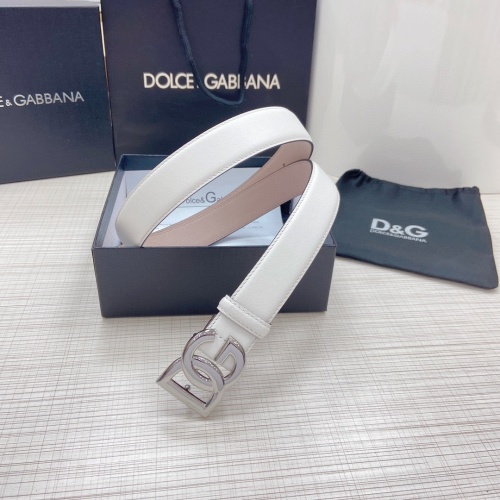 Replica Dolce & Gabbana D&G AAA Quality Belts For Women #979895 $60.00 USD for Wholesale