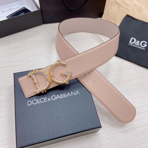 Replica Dolce & Gabbana D&G AAA Quality Belts For Women #979902 $82.00 USD for Wholesale