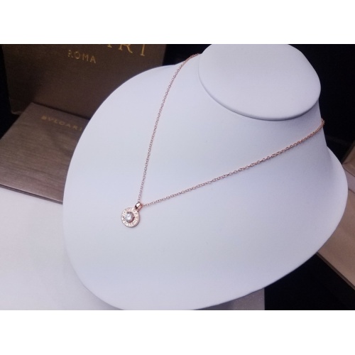 Replica Bvlgari Necklaces For Women #980038 $25.00 USD for Wholesale