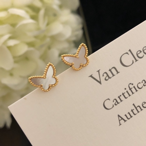 Replica Van Cleef & Arpels Earrings For Women #980141 $27.00 USD for Wholesale