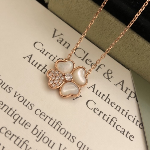 Replica Van Cleef & Arpels Necklaces For Women #980150 $34.00 USD for Wholesale