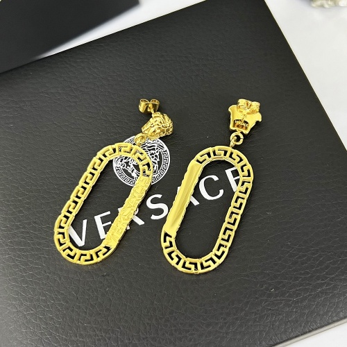 Replica Versace Earrings For Women #980277 $25.00 USD for Wholesale