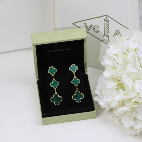 Replica Van Cleef & Arpels Earrings For Women #980405 $48.00 USD for Wholesale