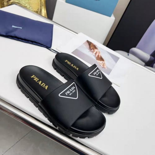 Replica Prada Slippers For Women #980580 $64.00 USD for Wholesale